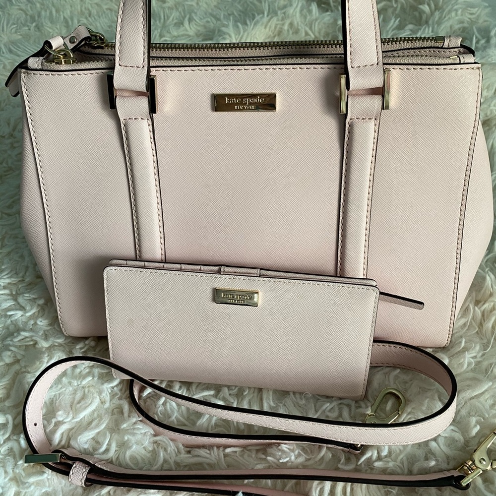 Kate Spade Newbury Lane Purse & Roulette Wallet